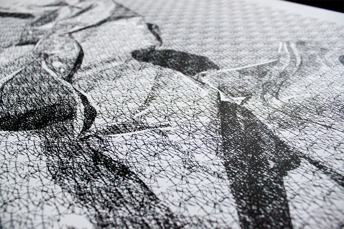 Sérigraphie graffiti cessieux